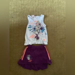 adidas and Minnie Mouse cute outfit